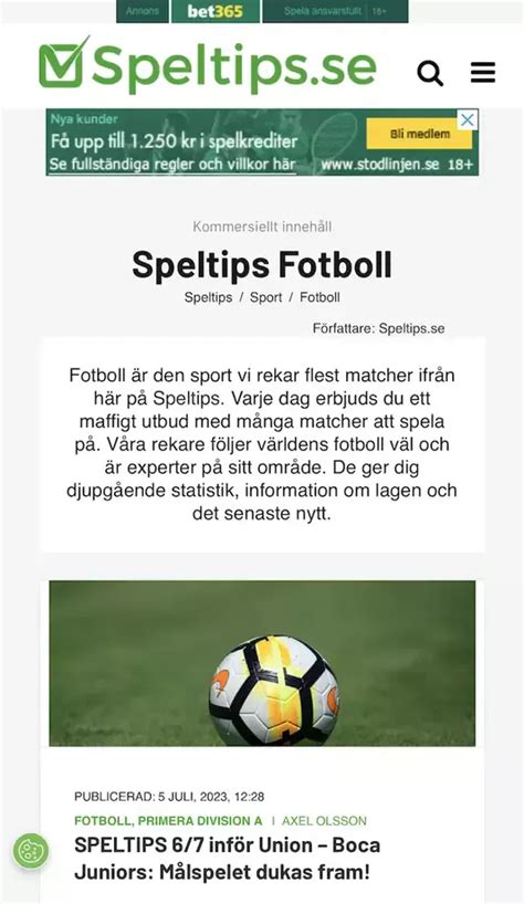 fotbollsodds|Speltips Fotboll .
